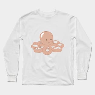 Smiling Octopus Long Sleeve T-Shirt